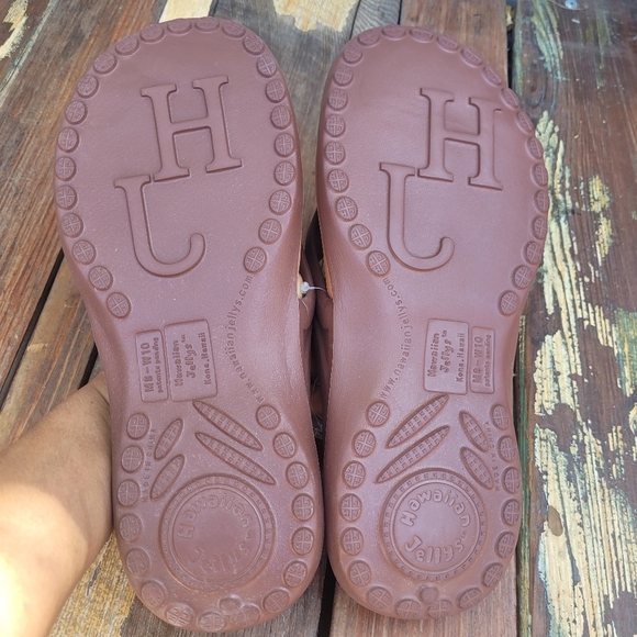 Hawaiian Jellys Ultra Comfort Brown Lava Flip Flops Sandal Sz 11 - Picture 8 of 8